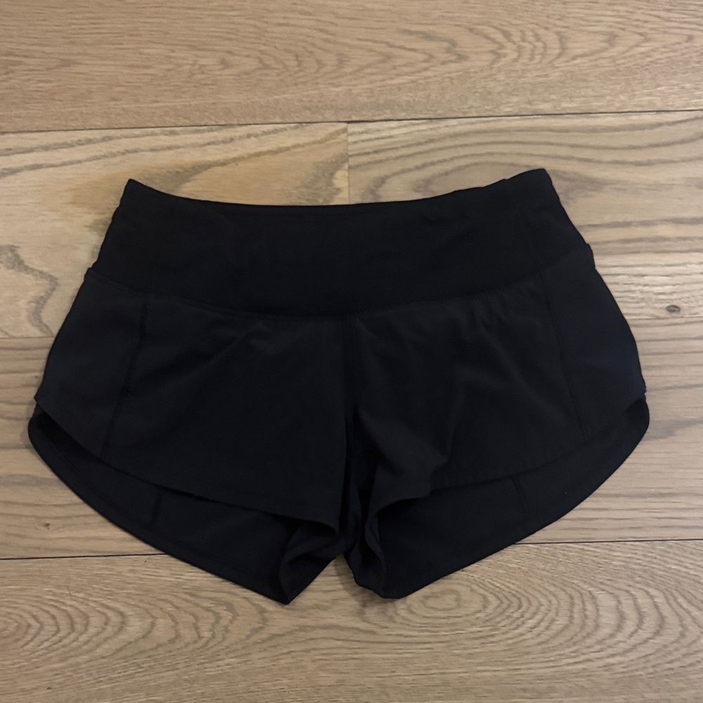 lululemon athletica Black Size 0 Speed Up Shorts 2.5”